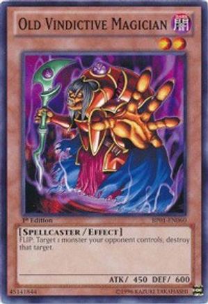 Old Vindictive Magician (Common) (BP01-EN060) - Battle Pack: Epic Dawn Unlimited