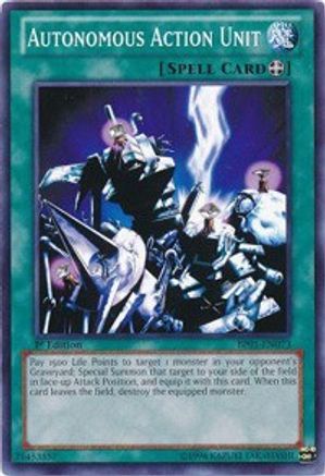 Autonomous Action Unit (Common) (BP01-EN073) - Battle Pack: Epic Dawn 1st Edition