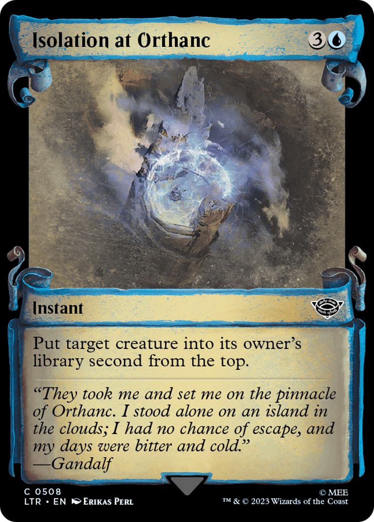Isolation at Orthanc (Showcase Scrolls) (LTR-508) [The Lord of the Rings: Tales of Middle-earth]