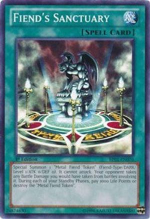 Fiend's Sanctuary (Common) (BP01-EN076) - Battle Pack: Epic Dawn Unlimited