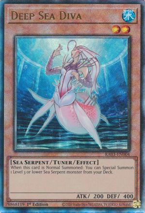 Deep Sea Diva (Prismatic Ultimate Rare) (RA03-EN004) - Quarter Century Bonanza 1st Edition