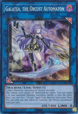 Galatea, the Orcust Automaton (Prismatic Collector's Rare) (RA03-EN044) - Quarter Century Bonanza 1st Edition