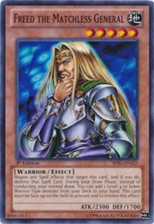 Freed the Matchless General (Common) (BP01-EN123) - Battle Pack: Epic Dawn 1st Edition