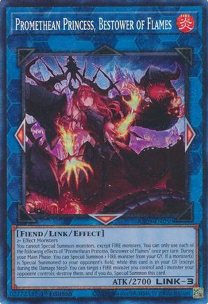 Promethean Princess, Bestower of Flames (Prismatic Collector's Rare) (RA03-EN050) - Quarter Century Bonanza 1st Edition