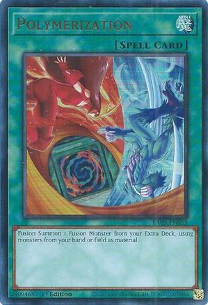 Polymerization (B) (HERO Art) (Ultra Rare) (RA03-EN051) - Quarter Century Bonanza 1st Edition