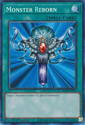 Monster Reborn (Prismatic Collector's Rare) (RA03-EN052) - Quarter Century Bonanza 1st Edition