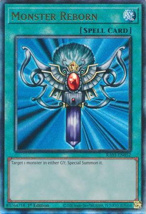 Monster Reborn (Prismatic Ultimate Rare) (RA03-EN052) - Quarter Century Bonanza 1st Edition
