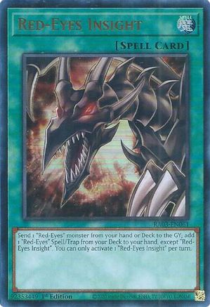 Red-Eyes Insight (Ultra Rare) (RA03-EN061) - Quarter Century Bonanza 1st Edition