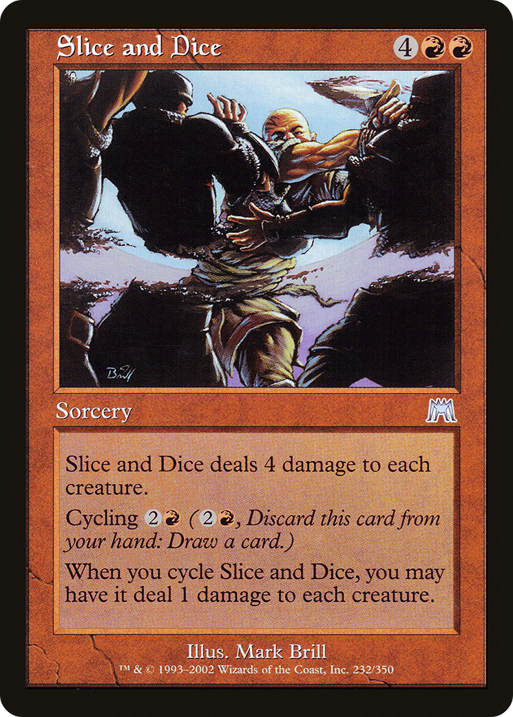 Slice and Dice (ONS-232) [Onslaught] Foil