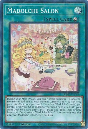Madolche Salon (Super Rare) (RA03-EN069) - Quarter Century Bonanza 1st Edition