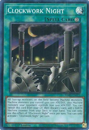 Clockwork Night (Super Rare) (RA03-EN071) - Quarter Century Bonanza 1st Edition