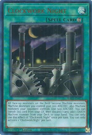 Clockwork Night (Ultra Rare) (RA03-EN071) - Quarter Century Bonanza 1st Edition