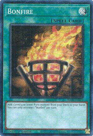 Bonfire (Super Rare) (RA03-EN073) - Quarter Century Bonanza 1st Edition