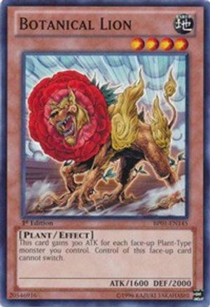 Botanical Lion (Common) (BP01-EN145) - Battle Pack: Epic Dawn 1st Edition