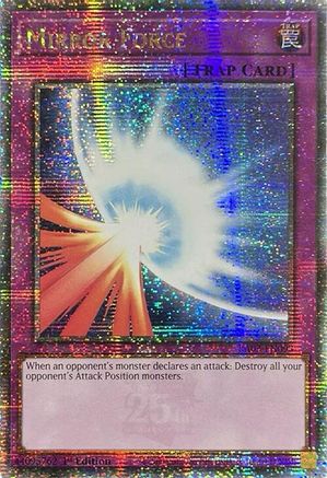 Mirror Force (Quarter Century Secret Rare) (RA03-EN093) - Quarter Century Bonanza 1st Edition