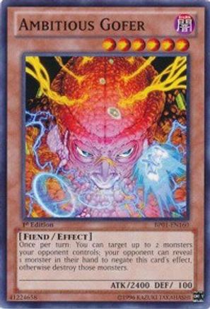 Ambitious Gofer (Common) (BP01-EN160) - Battle Pack: Epic Dawn 1st Edition