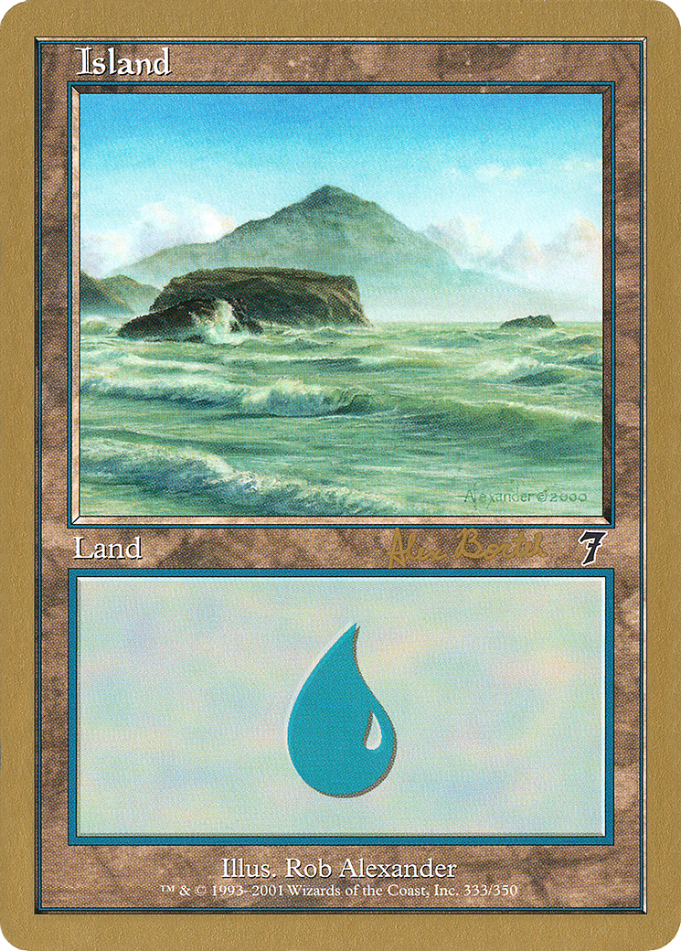 Island (333) - 2001 Alex Borteh (7ED) [World Championship Decks 2001]