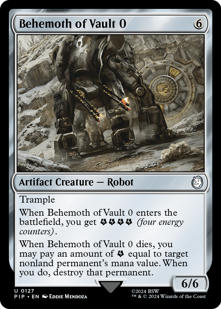 Behemoth of Vault 0 (PIP-127) [Fallout] Foil