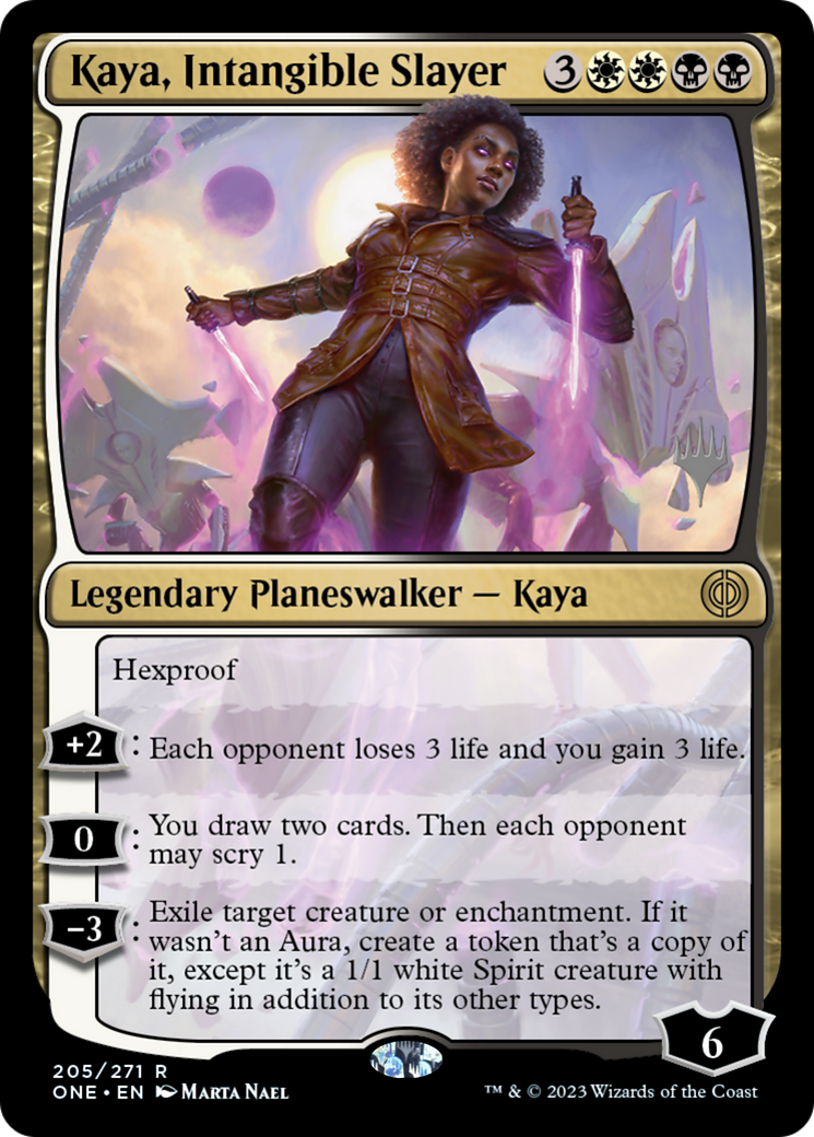 Kaya, Intangible Slayer (PPONE-205) [Promo Pack: Phyrexia: All Will Be One Promos]