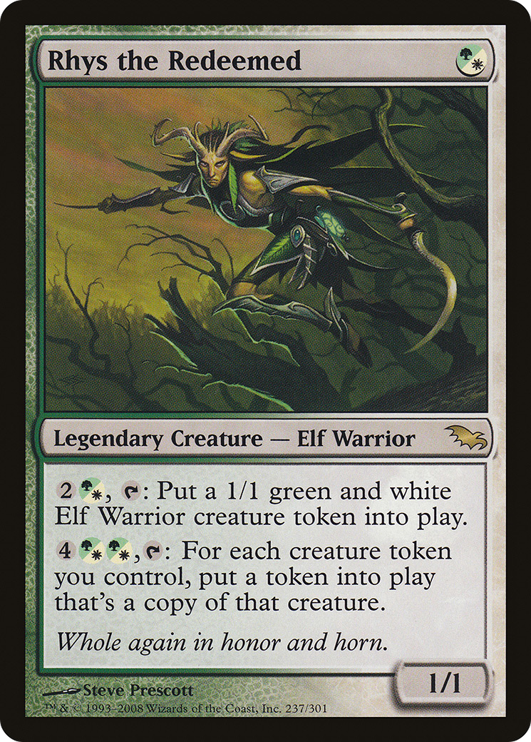 Rhys the Redeemed (SHM-237) [Shadowmoor] Foil