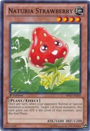 Naturia Strawberry (Common) (BP01-EN210) - Battle Pack: Epic Dawn 1st Edition