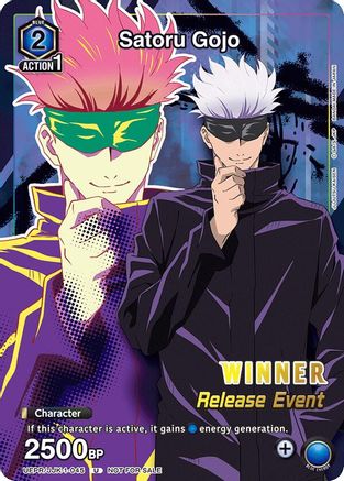 Satoru Gojo (Release Event Winner) (UEPR/JJK-1-045) - UE03BT Jujutsu Kaisen Release Event Cards Foil