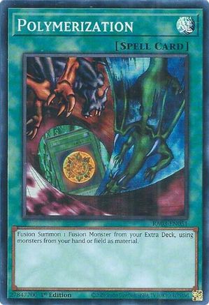 Polymerization (A) (Alternate Art) (Super Rare) (RA03-EN051) - Quarter Century Bonanza 1st Edition
