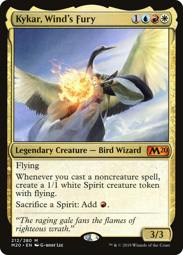 Kykar, Wind's Fury (M20-212) [Core Set 2020] Foil