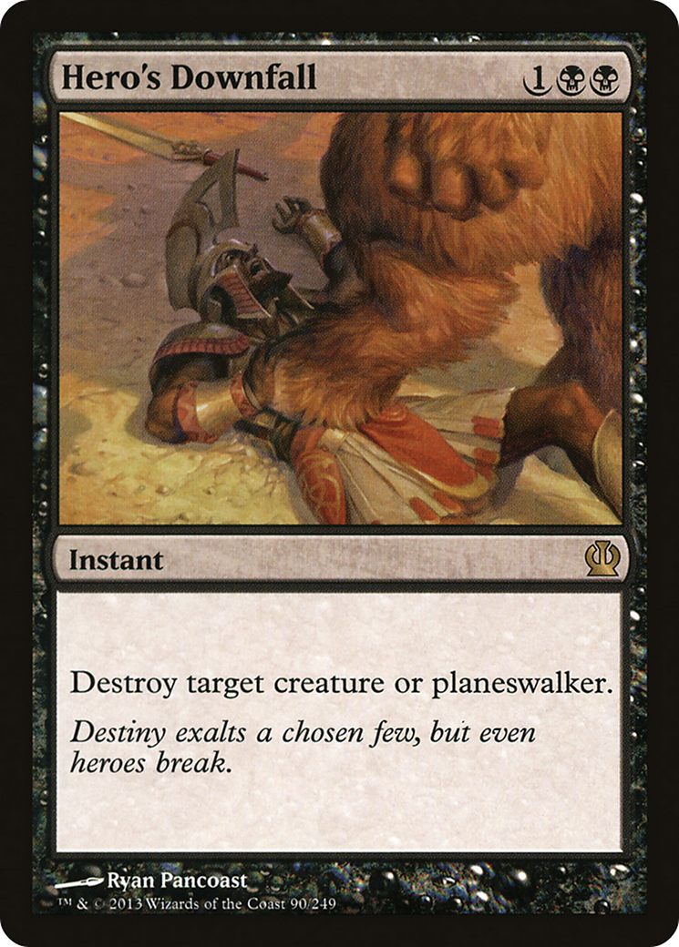 Hero's Downfall (THS-090) [Theros] Foil
