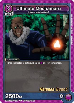 Ultimate Mechamaru (UEPR/JJK-1-074) - UE03BT Jujutsu Kaisen Release Event Cards