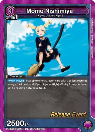Momo Nishimiya (UEPR/JJK-1-082) - UE03BT Jujutsu Kaisen Release Event Cards