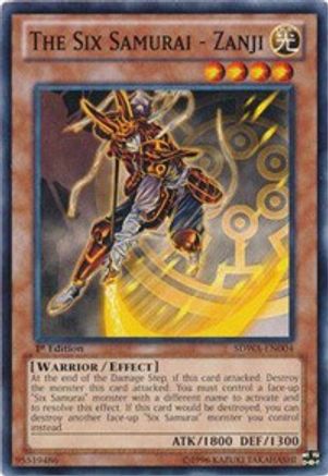 The Six Samurai - Zanji (Common) (SDWA-EN004) - Structure Deck: Samurai Warlords 1st Edition