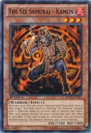 The Six Samurai - Kamon (Common) (SDWA-EN007) - Structure Deck: Samurai Warlords 1st Edition