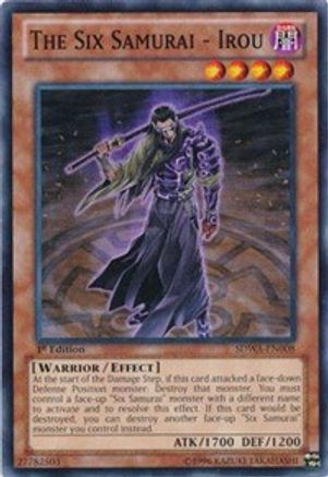 The Six Samurai - Irou (Common) (SDWA-EN008) - Structure Deck: Samurai Warlords 1st Edition