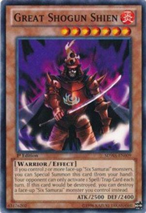 Great Shogun Shien (Common) (SDWA-EN009) - Structure Deck: Samurai Warlords 1st Edition