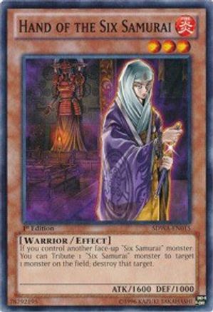 Hand of the Six Samurai (Common) (SDWA-EN015) - Structure Deck: Samurai Warlords 1st Edition