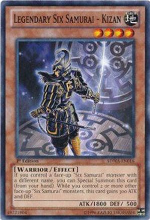 Legendary Six Samurai - Kizan (Common) (SDWA-EN016) - Structure Deck: Samurai Warlords 1st Edition