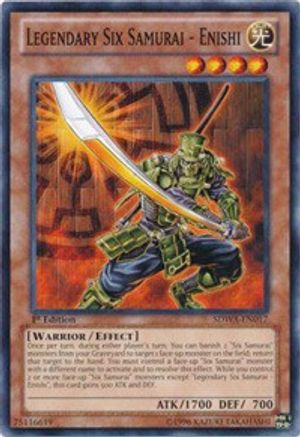 Legendary Six Samurai - Enishi (Common) (SDWA-EN017) - Structure Deck: Samurai Warlords 1st Edition