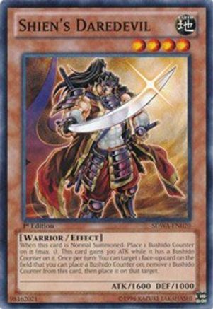 Shien's Daredevil (Common) (SDWA-EN020) - Structure Deck: Samurai Warlords 1st Edition