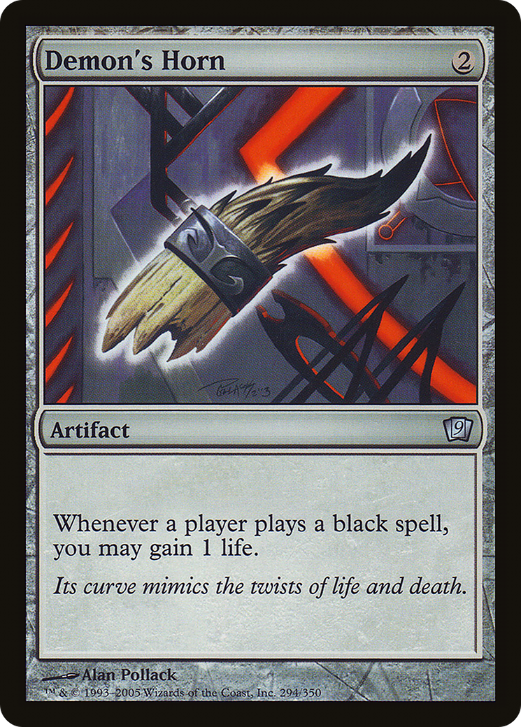 Demon's Horn (9ED-294) [9th Edition] Foil