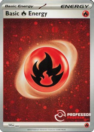 Fire Energy (2023) (002) [Professor Program Promos] Holofoil - Promo