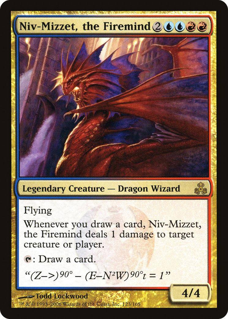 Niv-Mizzet, the Firemind (GPT-123) [Guildpact] Foil