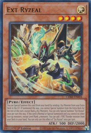 Ext Ryzeal (Ultra Rare) (CRBR-EN004) - Crossover Breakers 1st Edition