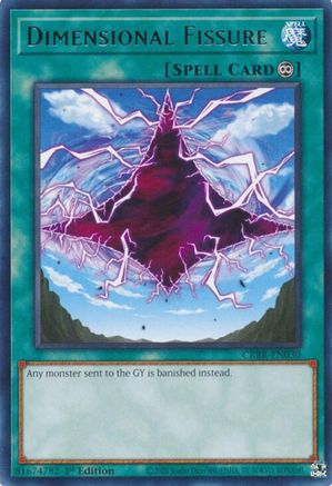 Dimensional Fissure (Rare) (CRBR-EN030) - Crossover Breakers 1st Edition