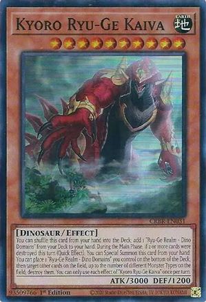 Kyoro Ryu-Ge Kaiva (Super Rare) (CRBR-EN031) - Crossover Breakers 1st Edition