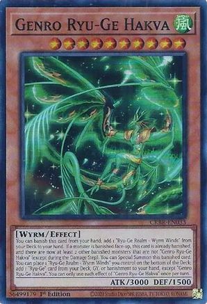 Genro Ryu-Ge Hakva (Super Rare) (CRBR-EN033) - Crossover Breakers 1st Edition