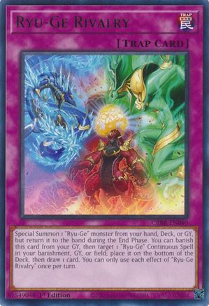 Ryu-Ge Rivalry (Rare) (CRBR-EN040) - Crossover Breakers 1st Edition