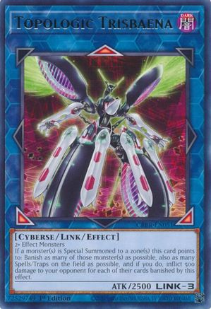 Topologic Trisbaena (Rare) (CRBR-EN051) - Crossover Breakers 1st Edition