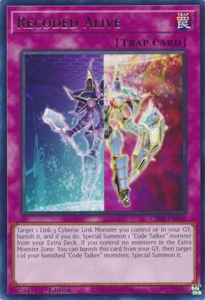 Recoded Alive (Rare) (CRBR-EN060) - Crossover Breakers 1st Edition