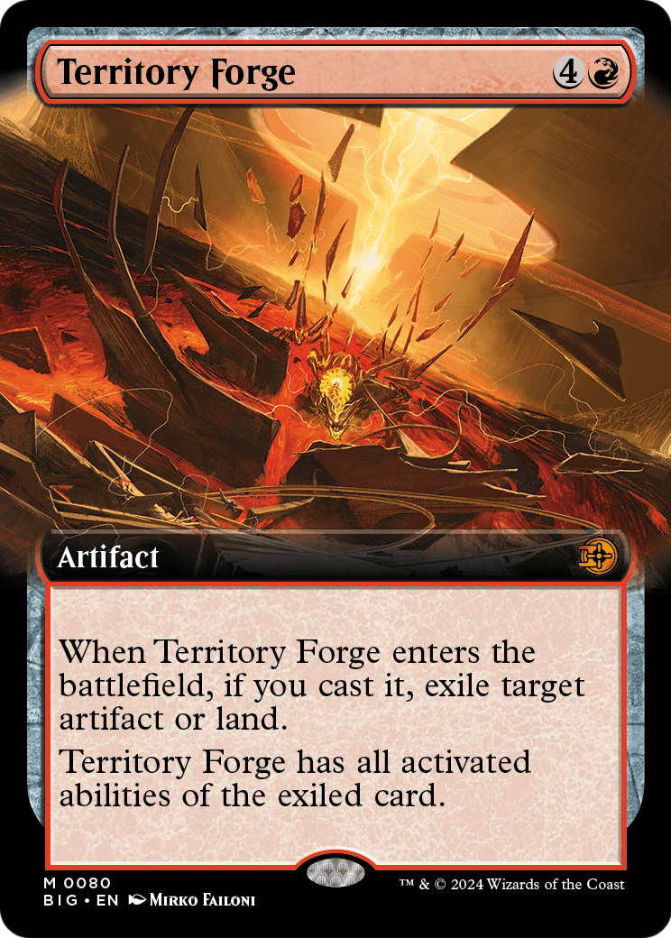 Territory Forge (Extended Art) (BIG-080) [The Big Score]